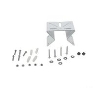 CNANRNANC Support d'angle en métal blanc pour Eufy Solocam S340 et pour caméra Ring Floodlight Cam, Ptz pour installation murale, résistant à la rouille