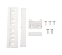 CNANRNANC Support de montage pour porte de réfrigérateur - Rail de guidage coulissant intégré pour congélateurs intégrés - Facile à installer - Plastique et métal - 15 x 10 cm
