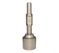 CNANRNANC Tête de marteau d'empilage 65 A pour pioche électrique, tournevis en T en acier allié pour génie électrique, argent (65 mm)
