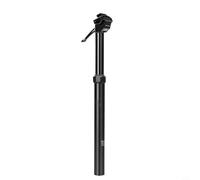 CNANRNANC Tige de selle compte-gouttes manuelle avec commande à levier à main, suspension hydraulique, 31,6 x 380 mm, alliage d'aluminium haute résistance, angle réglable, pour VTT (30,9 x 380 mm)