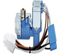 CNANRNANC Vanne d'entrée d'eau pour réfrigérateur Samsung 120 V pièce de rechange Da62-02360B, construction ABS et métal en argent et bleu, idéal pour l'entretien des appareils de cuisine