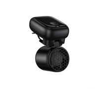 CNANRNANC Ventilateur portable pliable à clipser, avec refroidissement réglable à 3 vitesses, coque en maille à faible bruit et batterie rechargeable de 1200 mAh, design ABS léger pour l'extérieur