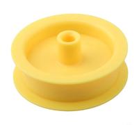 CNANRNANC We12X83 Poulie de renvoi de sèche-linge pour modèles Ge et Hotpoint, construction en plastique jaune, compatible avec les sèche-linge domestiques à usage domestique