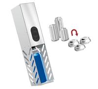 CNAOHGHN Broyeur de canettes pour recyclage mural, broyeur de canettes électrique en métal, fonctionnement automatique, aucun assemblage nécessaire, recyclage des canettes en aluminium est excellent