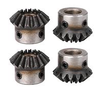 CNBTR Lot de 4 pignons biseautés coniques de 10 mm (1,5 module 16 T) pour matériel mécanique