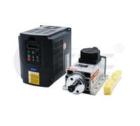 CNC 1.5kw 220v/110v Square Air Cooling Spindle ER11 1500W Air-cooled Milling Spindle + 1.5KW VFD Inverter + 7pcs/set ER11 IINKUEYK(EYS8043 YL620A,220V)