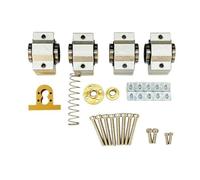 CNC 3018 Pro Kit de mise à niveau de l'axe X, conçu pour routeur CNC 3018 Pro, compatible avec arbre optique SCS12VUU de 12 mm et SCV10VUU de 10 mm, matériau métallique durable