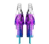 CNC Aiguilles de Cartouche de Tatouage 13RM 20Pcs #12 Bugpin 0.35 mm Round Magnum M-Taper Disposable Cartridges with Membranefor Rotary Tattoo Machine Supply EN04B-20-1213RM-M