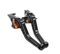 CNC Aluminium Levier De Frein pour Aprilia RS660 RS 660 Tuono 2020 - 2021 Levier De Frein À Poignée Pliante Gauche Droite pour Moto Pièces De Moto(Black-C)