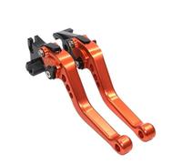 CNC Aluminium Levier De Frein pour Aprilia RS660 RS 660 Tuono 2020 - 2021 Levier De Frein À Poignée Pliante Gauche Droite pour Moto Pièces De Moto(Orange)