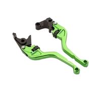 CNC Aluminium Levier De Frein pour Triumph pour Speed Triple 1050 2011 2012 2013 2014 2015 Moto 158mm Leviers d'embrayage De Frein À Rouleau Pouce Pièces De Moto(Green)