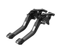 CNC Aluminium Levier De Frein pour Z900 Z 900 2017 2018 2019 2020 2021 2022 Levier De Frein Et d'embrayage Réglable CNC 3D pour Moto Pièces De Moto(Black Titanium)
