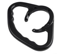CNC Aluminum Fuel Tank Grab Bar Black Anti-Slip(black)