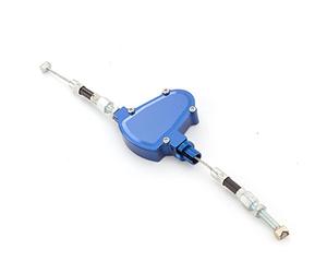 CNC Aluminum Line Easy Stunt Pull Clutch Cable Lever Replacement System Universal for most Motorcycles Dirt Bikes with Cable Clutch