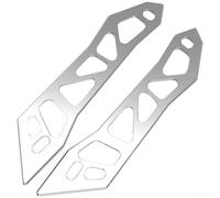 CNC Aluminum Windshield Bracket for NMAX155 2PCS Black(Silver)