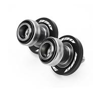 CNC Bras oscillant Curseur vis levage arrière cad Pour 990 AVENTURE 990ADV 2007-2024 2025 2026 Vis CNC M10 Pour Bras Oscillant De Moto Slider Stand Spools(A-Black)