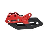 CNC Chain Guard Guide Protector Compatible avec CR CRF CR125 CR250R CRF250 CRF250R CRF250X CRF450R CRF450X Modèles 2005-2018 Pièces de vélo de Motocross(Red CNC Nylon 34mm)