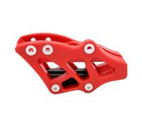 CNC Chain Guard Guide Protector Compatible avec CR CRF CR125 CR250R CRF250 CRF250R CRF250X CRF450R CRF450X Modèles 2005-2018 Pièces de vélo de Motocross(Red Nylon 30mm)