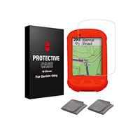 CNC Coque de protection en silicone pour Garmin Edge 530 830, verre trempé pour Garmin Edge 530 830, film anti-rayures haute définition couverture complète, noir/rouge/orange/bleu