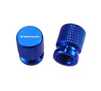 CNC Couverture de Pneu pour V-Strom 650 1000 1050 1050XT 800DE Vstrom DL1050 DL 800 DE - Lot De 2 Bouchons Valve Roue Moto(Blue)