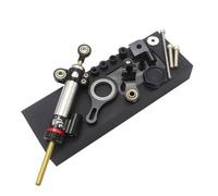 CNC D'amortisseur Kit Support Fixation Amortisseur Direction Moto pour Yamaha YZF-R6 YZFR6 2006-2015 Amortisseur Support Stabilisateur(Ensemble 4)