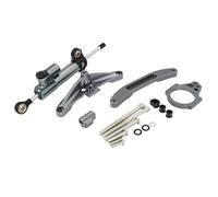 CNC D'amortisseur Support Amortisseur Direction Moto pour Yamaha FZ1 pour FAZER 2006-2015 avec Kit Fixation Amortisseur Support Stabilisateur(Ensemble 6)