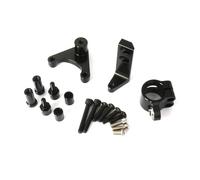 CNC D'amortisseur Support Amortisseur Direction Réglable Moto pour Ducati Hypermotard 950 SP Kit Montage Alliage Aluminium CNC Amortisseur Support Stabilisateur(Ensemble 11)