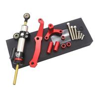 CNC D'amortisseur Support Fixation Amortisseur Direction CNC Moto pour Kawasaki pour Z800 Z 800 2013-2018 Kit Adaptateur Amortisseur Support Stabilisateur(Ensemble 9)