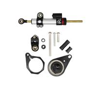 CNC D'amortisseur Support Fixation Amortisseur Direction CNC Moto pour Suzuki GSXR600 GSXR750 GSXR1000 Amortisseur Support Stabilisateur(Ensemble 2)