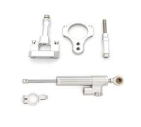 CNC D'amortisseur Support Fixation Amortisseur Direction Moto Aluminium CNC pour Yamaha YZF R3 R25 MT25 MT03 V1 2015-2018 Amortisseur Support Stabilisateur(Ensemble 6)
