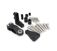 CNC D'amortisseur Support Montage Amortisseur Direction Moto pour Aprilia RS660 RS 660 2021 2022 2023 Kit Support Adaptateur Butée Amortisseur Support Stabilisateur(Ensemble 11)