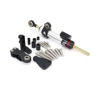 CNC D'amortisseur Support Montage Amortisseur Direction Moto pour Aprilia RS660 RS 660 2021 2022 2023 Kit Support Adaptateur Butée Amortisseur Support Stabilisateur(Ensemble 2)