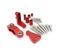 CNC D'amortisseur Support Montage Amortisseur Direction Moto pour Aprilia RS660 RS 660 2021 2022 2023 Kit Support Adaptateur Butée Amortisseur Support Stabilisateur(Ensemble 13)