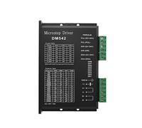 CNC Digital Microstep Driver DM542 Pilote de moteur pas à pas 2 phases 20-50 V DC Max 4,2 A 42 57 86 pour moteur pas à pas série Nema 17, 23 et Nema 34, remplace M542 M542H