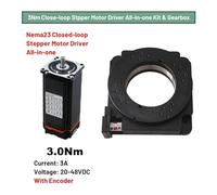 CNC Hollow Rotary Table Gearbox Reducer Rotary Platform Indexing Plate Nema23 Kit Replace DD electronic starter Cam Splitter IINKUEYK(3Nm All-in-one Kit,200mm Table 180 to 1)