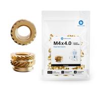 CNC Kitchen Inserts Filetés M4 Court - M4x4,0