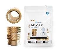 CNC Kitchen Inserts Filetés M8 Standard - M8x12,7