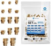 CNC Kitchen Kit d’Inserts Filetés XXL UNC - 1 Set