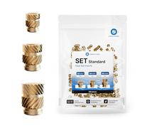 CNC Kitchen original threaded inserts for 3D Printed parts, SET STANDARD 200 PCS