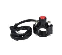 CNC MOTOCYL MOTEUR STOP Démarrer le commutateur Kill Switch Momentary Bouton Universal Fit Universal Compatible avec les modèles XC CRF 250 450(Noir)
