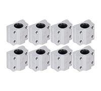 CNC Slide Block Low Friction Linear Ball Bearing Slider 3D Printer Aluminum Alloy 8PCS Set Box Type Slide Block
