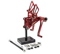 CNC VFR400 NC30 NC35 Repose-pieds réglable moto, pédale de repose-pieds pour VFR400 NC30 RVF400 NC35 Red