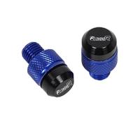 CNC vis de rétroviseur Pour F800R F800 R 2019 2011 2012 Accessoires Moto Toutes Saisons Bouchons De Rétroviseur CNC Vis Boulons Caches(Blue)