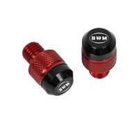 CNC vis de rétroviseur Pour SWM G05 G01 SwmX3 7 EROE X2 G03F SM500 VMX Accessoires Moto CNC Bouchons De Trou Vis Rétroviseur Boulons Caches(Red)