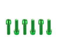 CNC Vis pour vélo, VTT Vis tige, M5 x 18 mm Vis de puissance et guidon, vert