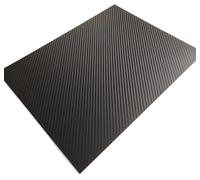 cncarbonfiber Panneau stratifié 100 % fibre de carbone 4 mm 300 x 400 mm Finition mate 3K