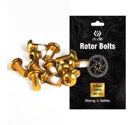 CNCLOL Vis à disque de frein pour vélo M5 x 10 pour frein à disque, VTT | Torx T25 Vis à disque de frein à 6 trous M5 x 10 mm, dans de nombreuses couleurs, pour vélo de route, VTT, BMX