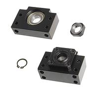 CNCMANS 1 lot BK10/BF10 Acier au carbone Roulement à billes Vis Bloc Support pour RM/SFU 1204 Vis à billes et Machines et Équipements Automatisés