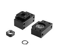 CNCYEAH 1 ensemble BK20 BF20 palier à billes vis bloc support pour CNC RM/SFU 2505 broche à rouleaux à cage finale supports de palier