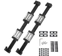 CNCYEAH HGR15 - Lot de 2 rails linéaires de 1500 mm - Rail de guidage HGR15 avec 4 blocs de traîneau HGH15CA et bloc de butée d'extrémité pour imprimante 3D - Machine CNC